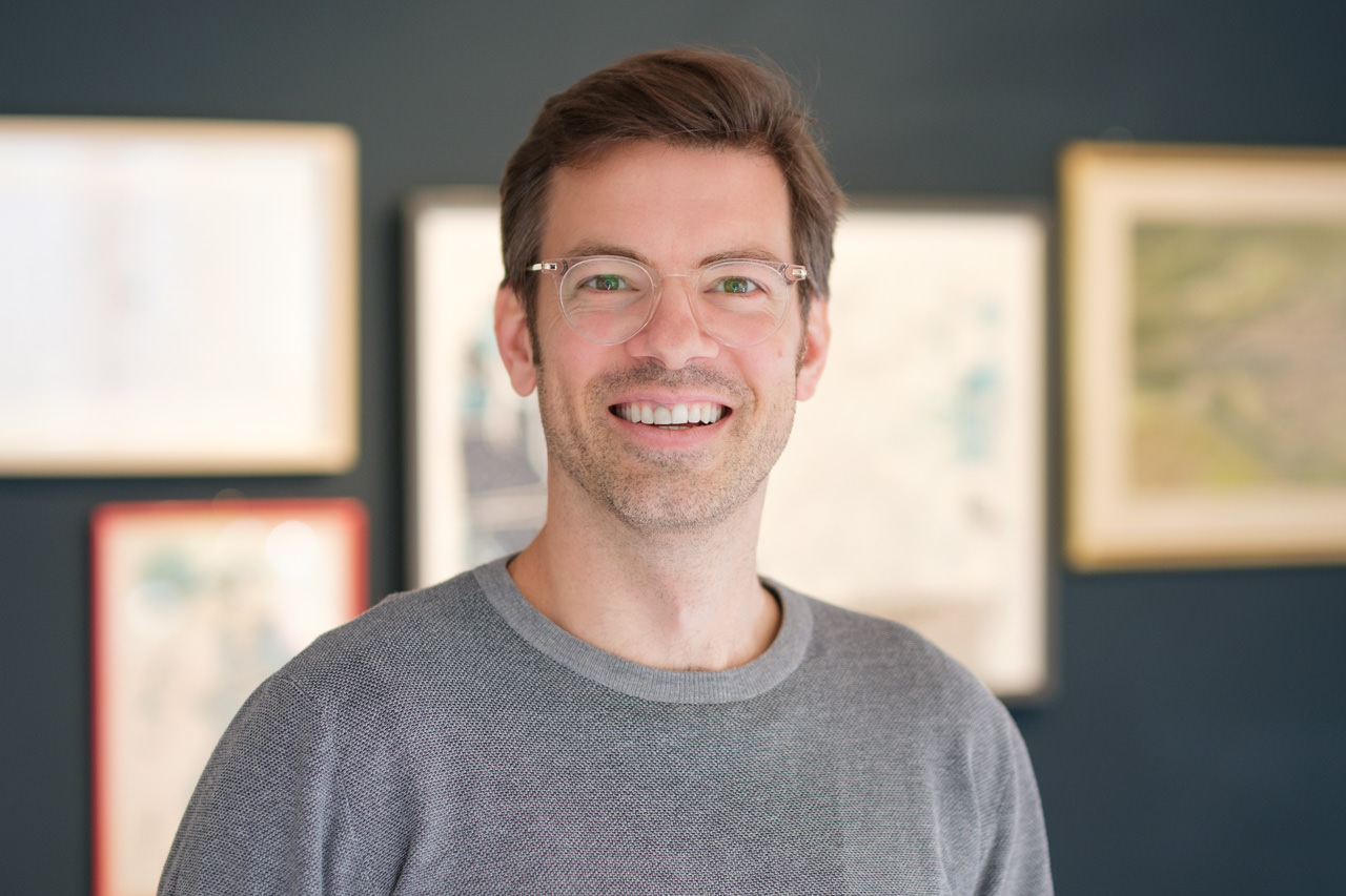 Kopfporträt Lukas Zindel von der Zindel Druck GmbH